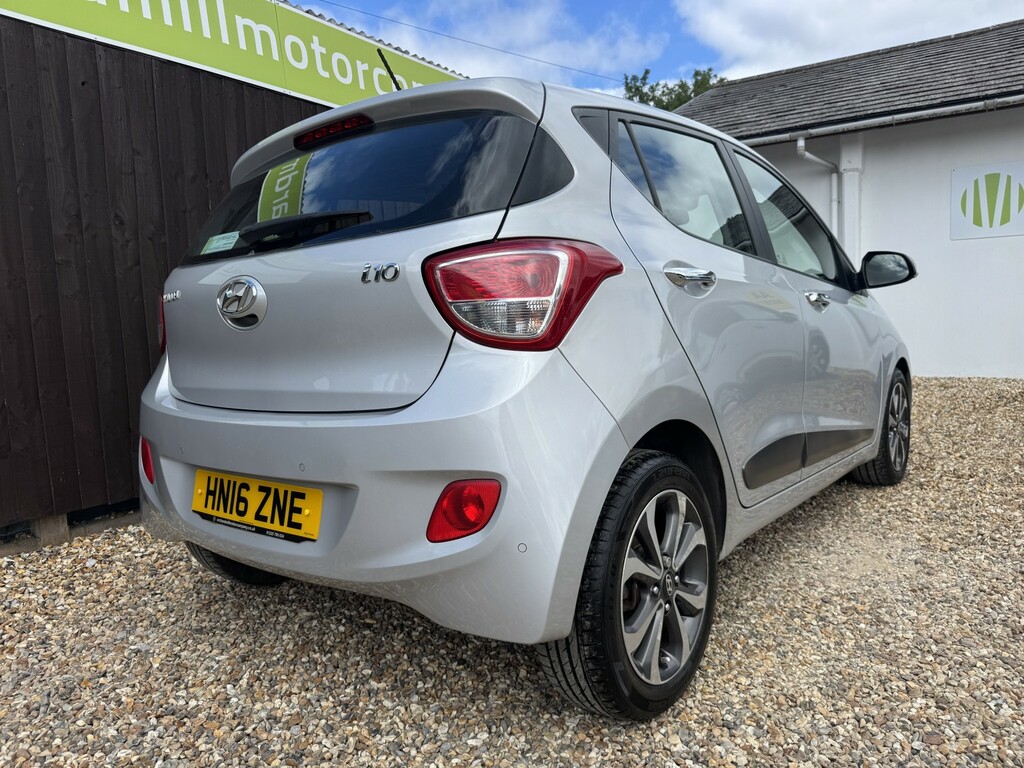Hyundai I10 Hatchback 1.2 I10 Prem Se 1.2 Blue Int 2016 HN16ZNE Grey #6
