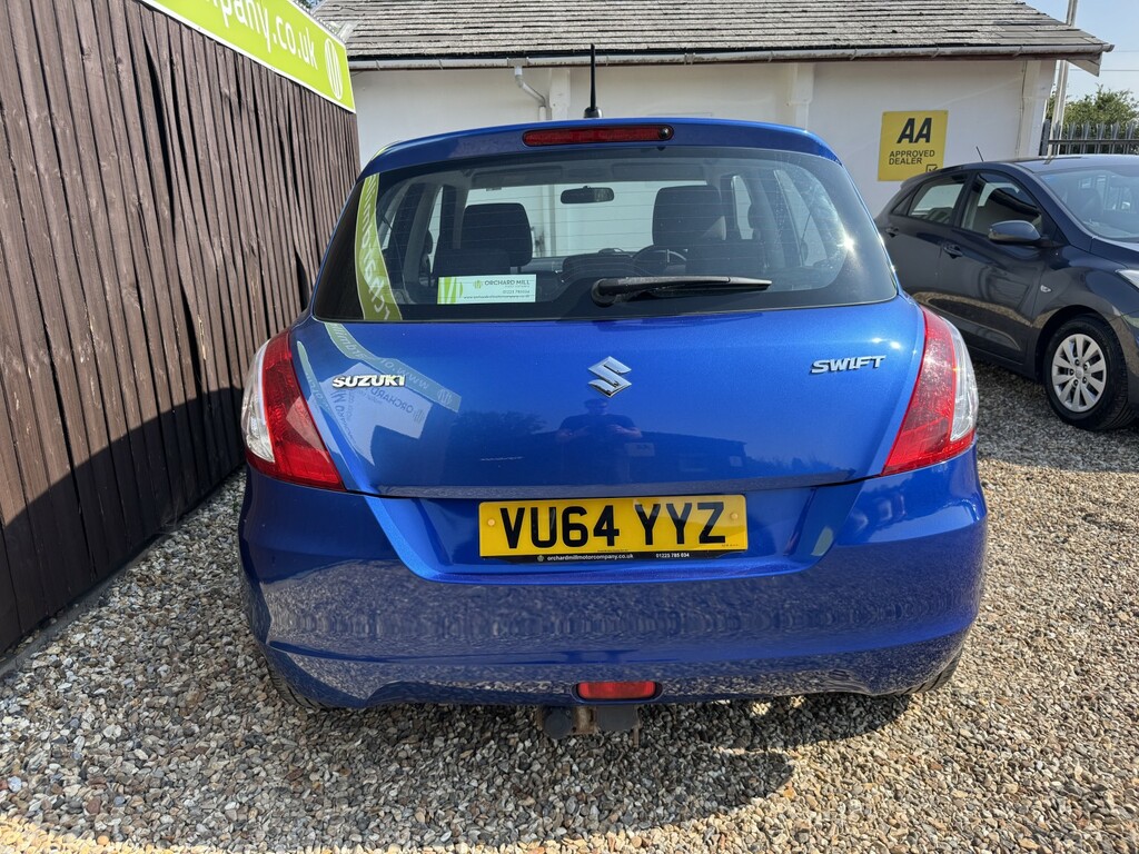 Suzuki Swift Hatchback 1.2 Sz3 2014 VU64YYZ Blue #5