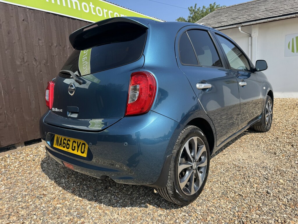Nissan Micra Hatchback 1.2 N-tec 2016 NA66GYO Blue #6