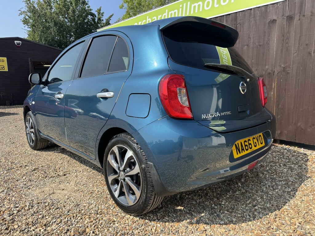 Nissan Micra Hatchback 1.2 N-tec 2016 NA66GYO Blue #4