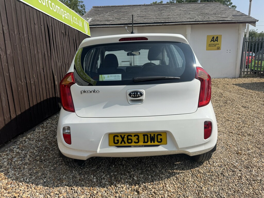 Kia Picanto Hatchback 1.0 2 2013 White #5