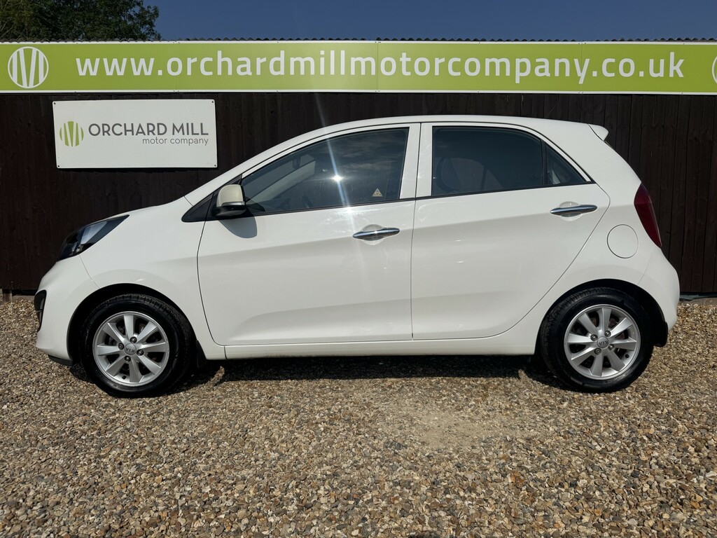 Kia Picanto Hatchback 1.0 2 2013 White #3