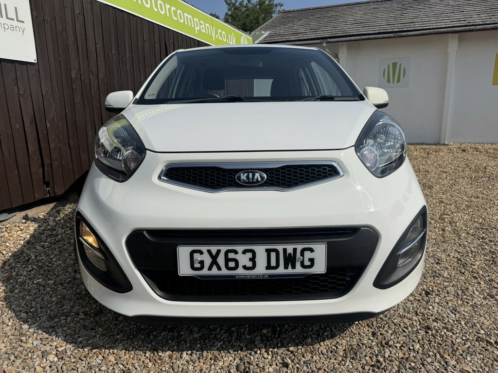 Kia Picanto Hatchback 1.0 2 2013 White #2