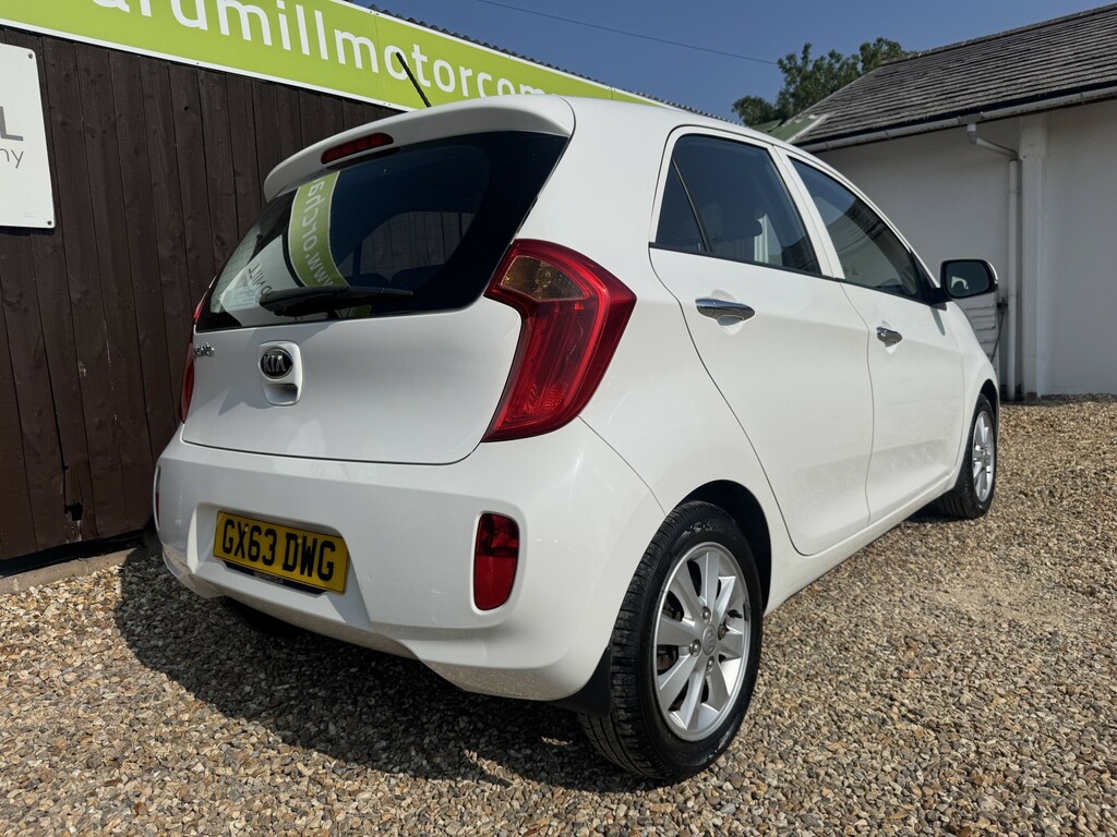 Kia Picanto Hatchback 1.0 2 2013 White #6