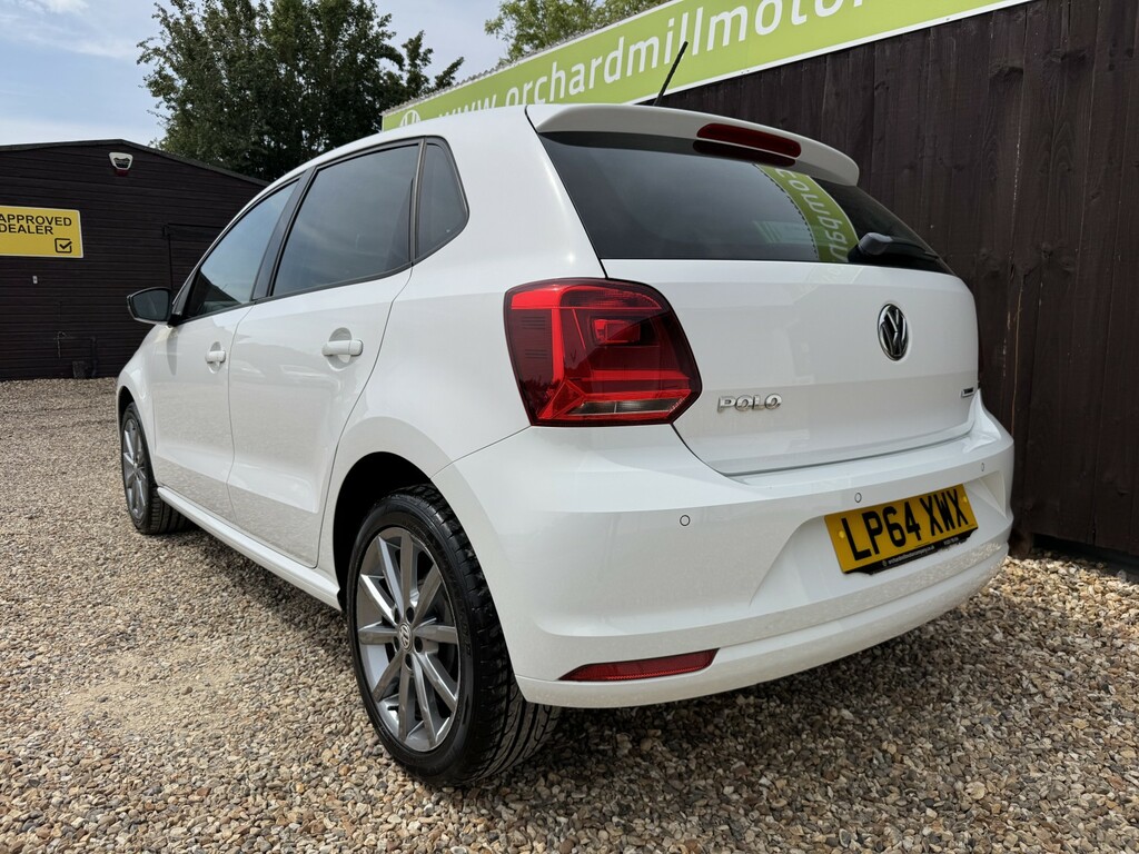 Volkswagen Polo Hatchback 1.0 Bluemotion Tech Se Design 2015 LP64XWX White #4
