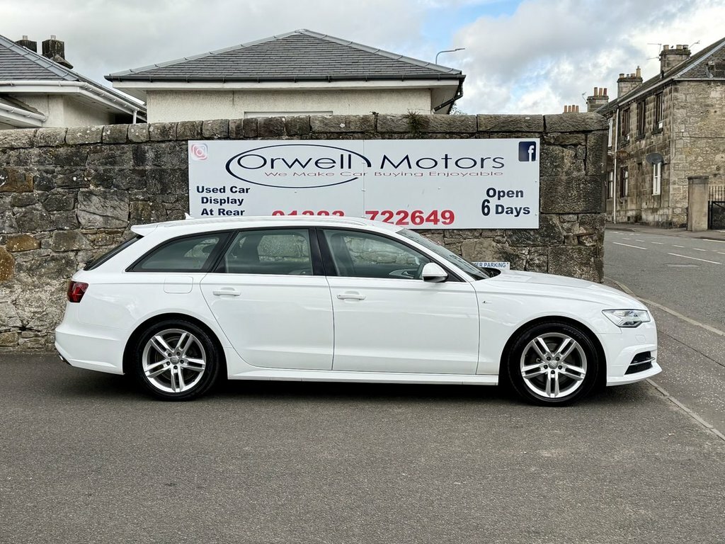 Audi A6 Avant 2L S Line White #3