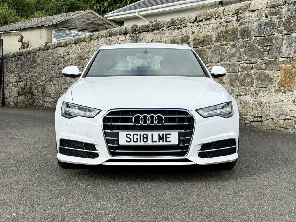 Audi A6 Avant 2L S Line White #2