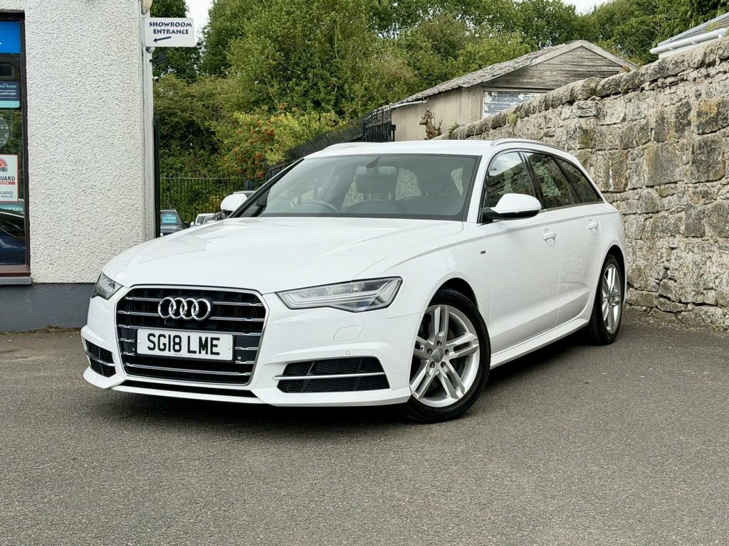 Audi A6 Avant 2L S Line White #4