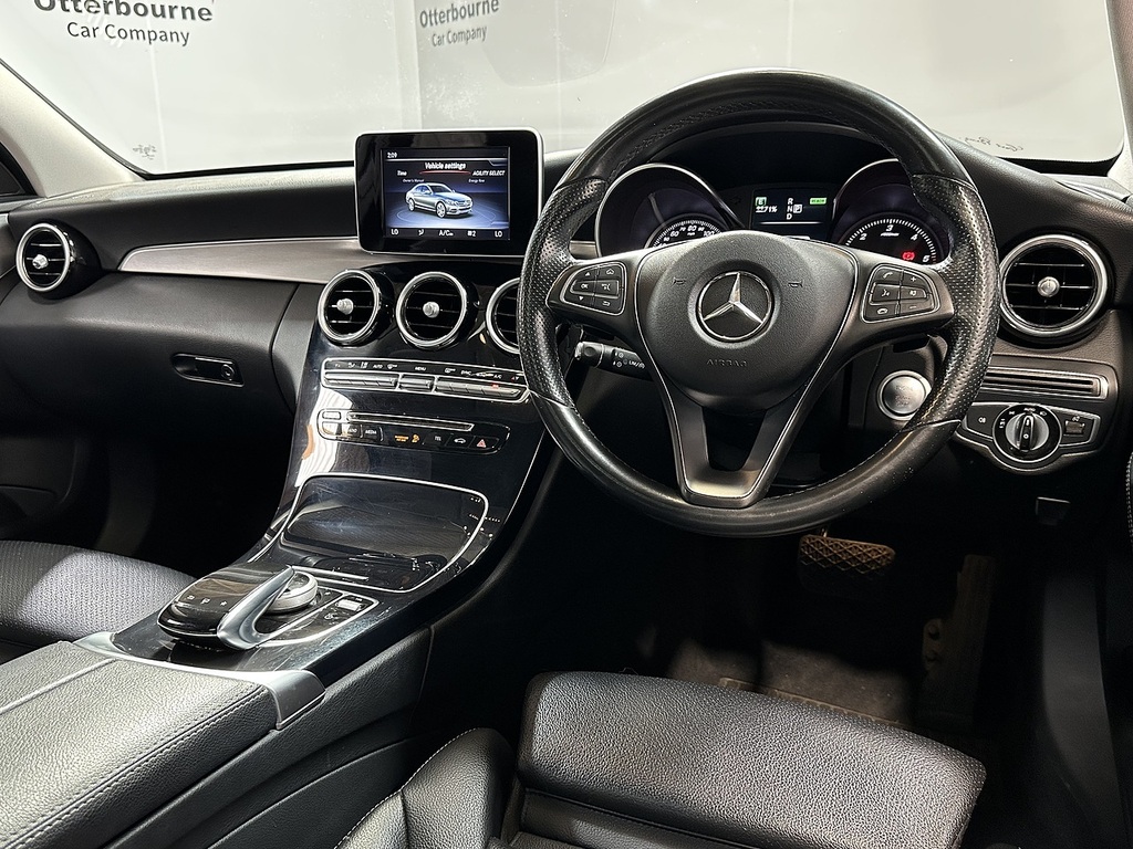 Mercedes-Benz C Class C300h Bluetec Sport Black #4