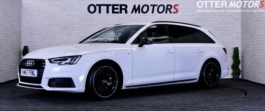 Audi A4 Avant Estate 2.0 Tdi Black Edition S-tronic - Ulez Compl White