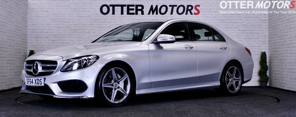 Mercedes-Benz C Class Saloon 2.1 C220 Bluetec Amg Line - Ulez Compliant Silver