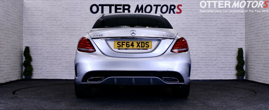Mercedes-Benz C Class Saloon 2.1 C220 Bluetec Amg Line - Ulez Compliant Silver #5