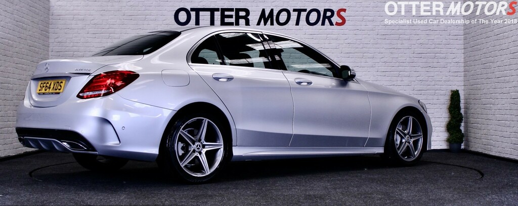 Mercedes-Benz C Class Saloon 2.1 C220 Bluetec Amg Line - Ulez Compliant Silver #6