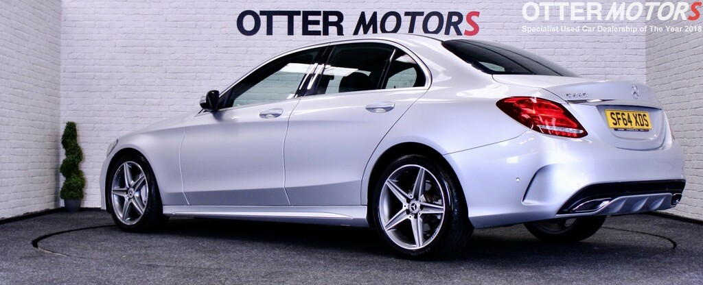Mercedes-Benz C Class Saloon 2.1 C220 Bluetec Amg Line - Ulez Compliant Silver #4