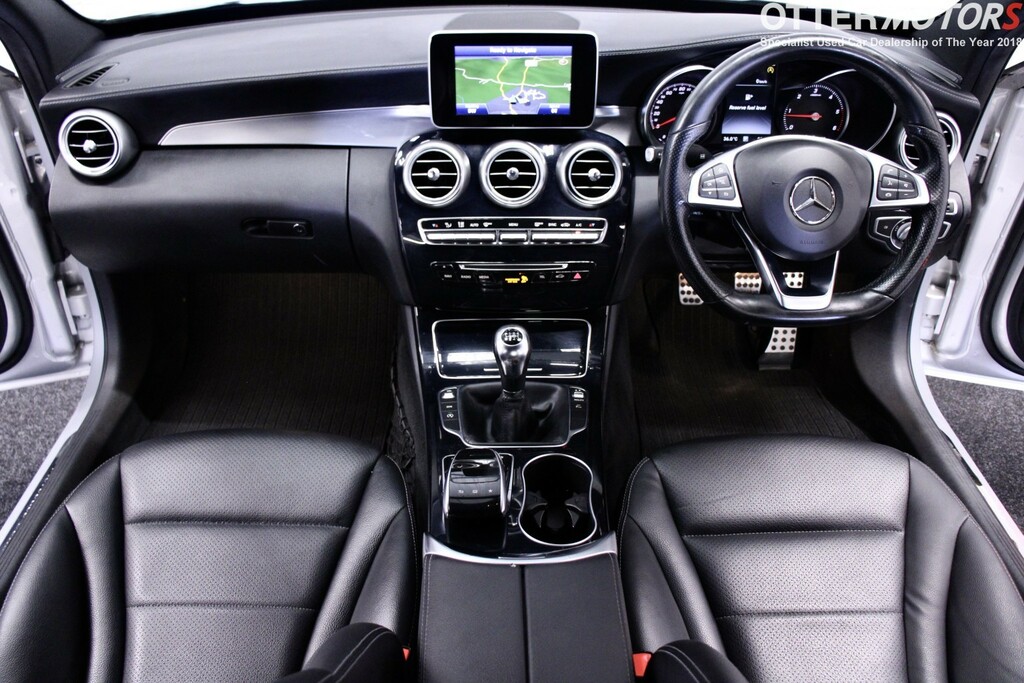 Mercedes-Benz C Class Saloon 2.1 C220 Bluetec Amg Line - Ulez Compliant Silver #2
