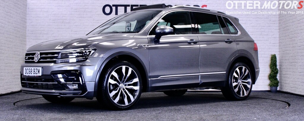 Volkswagen Tiguan Suv 2.0 Tdi R-line Dsg 4-Motion - Ulez Compliant DC68BZM Grey