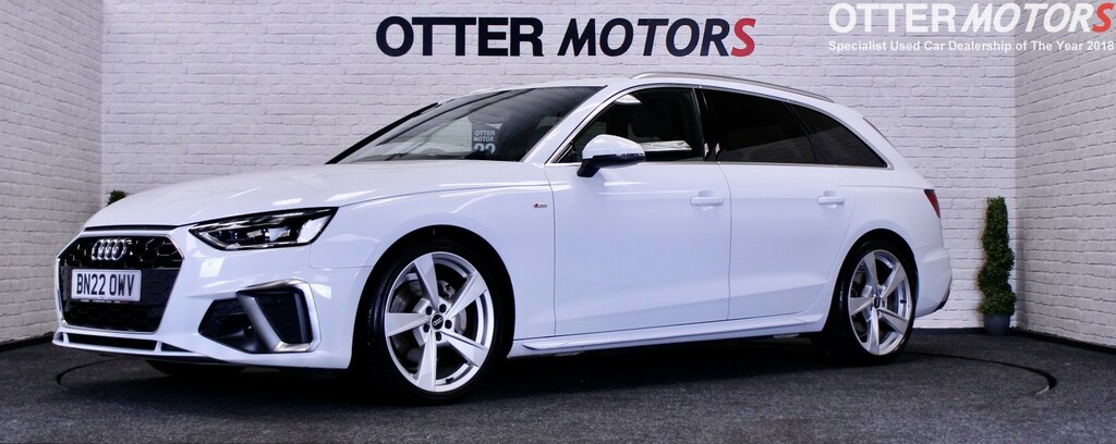 Audi A4 Avant Estate 2.0 Tfsi 40 S Line S-tronic - Ulez Complian BN22OWV White