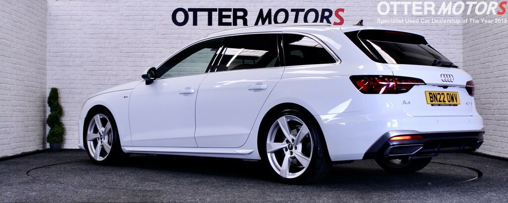 Audi A4 Avant Estate 2.0 Tfsi 40 S Line S-tronic - Ulez Complian BN22OWV White #4