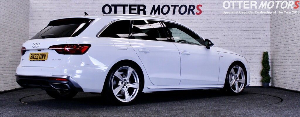 Audi A4 Avant Estate 2.0 Tfsi 40 S Line S-tronic - Ulez Complian BN22OWV White #6