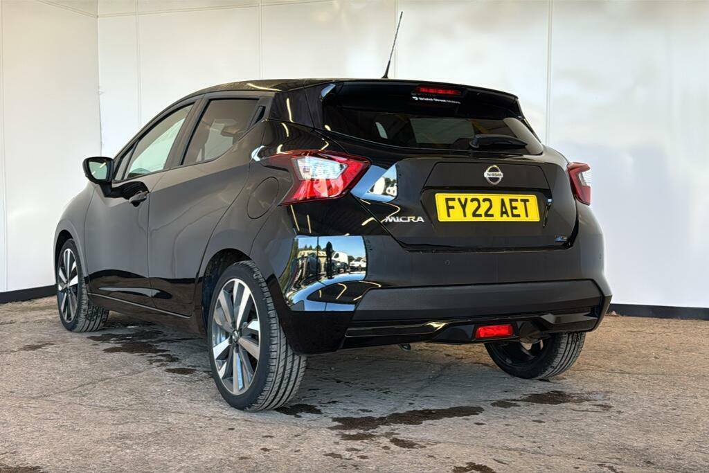 Nissan Micra 1.0 Ig-t Tekna Hatchback Euro 6 FY22AET Black #2