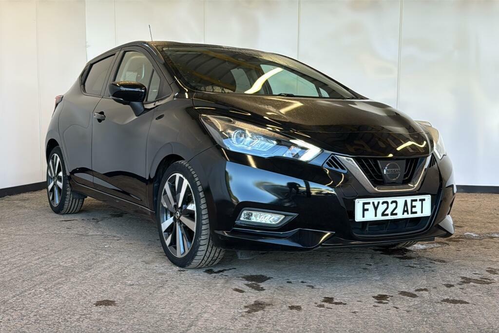 Nissan Micra 1.0 Ig-t Tekna Hatchback Euro 6 FY22AET Black