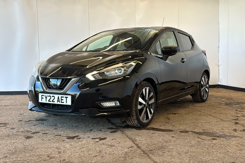Nissan Micra 1.0 Ig-t Tekna Hatchback Euro 6 FY22AET Black #3