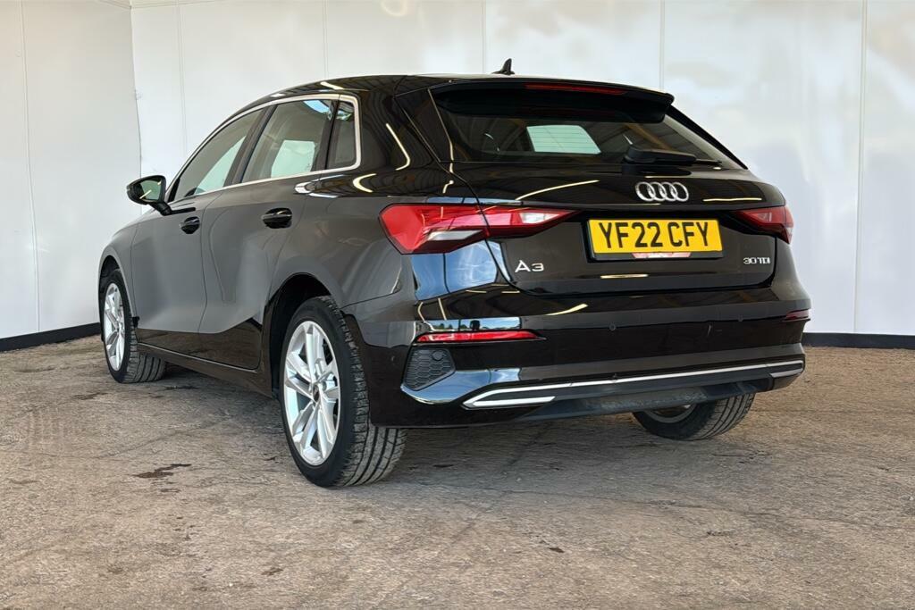 Audi A3 2.0 Tdi 30 Sport Sportback Euro YF22CFY Black #2