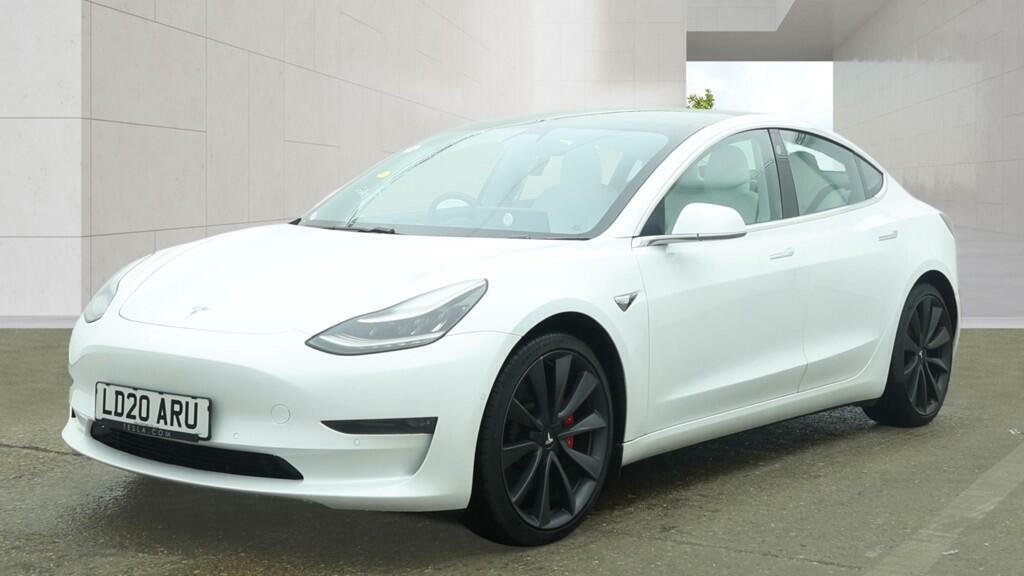 Tesla Model 3 Dual Motor Performance Saloon White #2