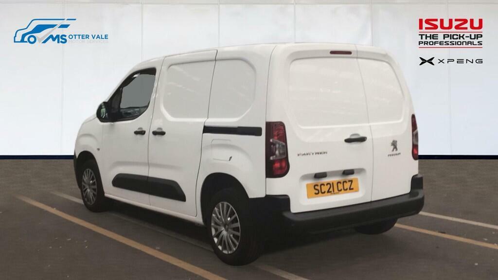 Peugeot Partner 1.5 Bluehdi 650 Professional Standard Panel Van White #3