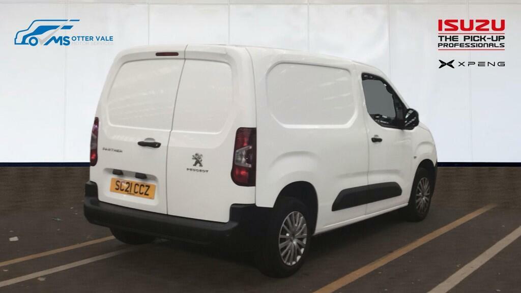 Peugeot Partner 1.5 Bluehdi 650 Professional Standard Panel Van White #4