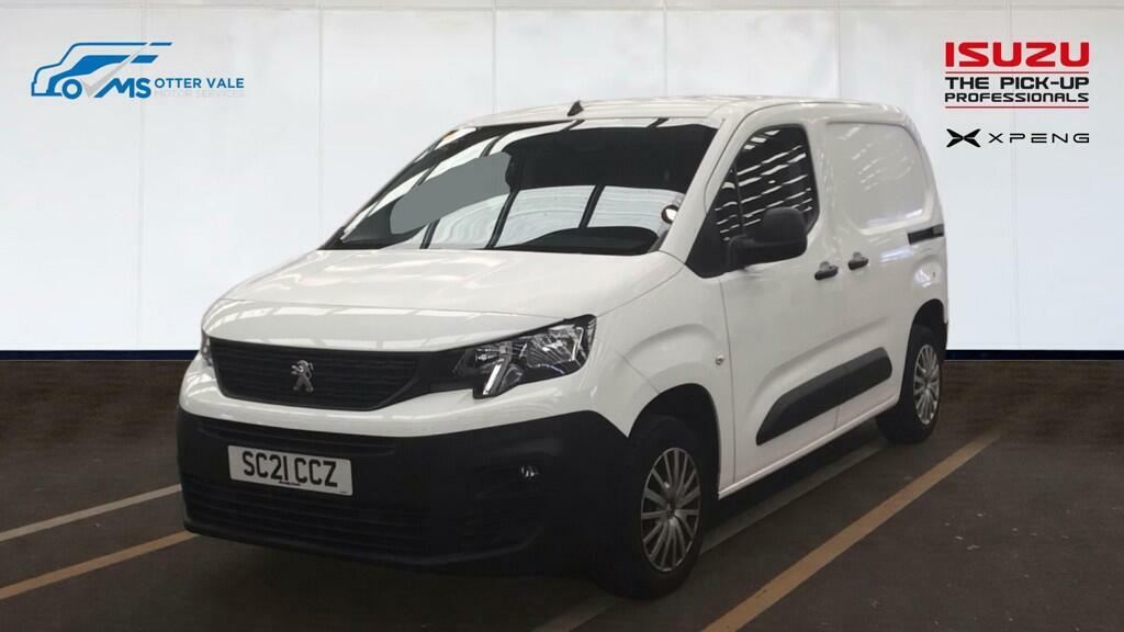 Peugeot Partner 1.5 Bluehdi 650 Professional Standard Panel Van White #2