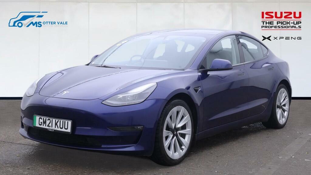 Tesla Model 3 Dual Motor Long Range Saloon 4 Blue #2