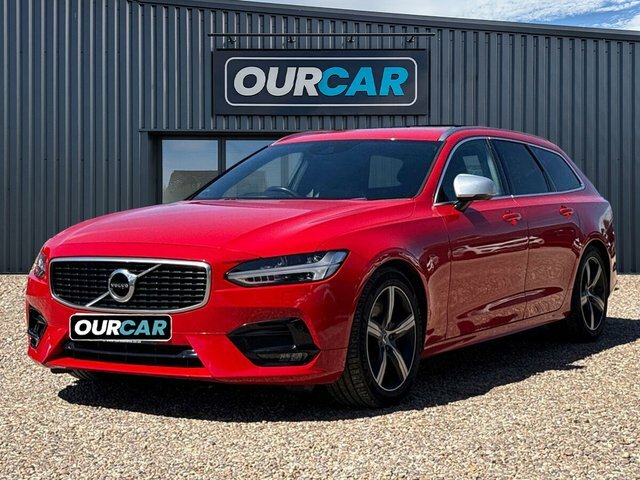 Volvo V90 2018 2.0 D5 Powerpulse R-design Estate Red