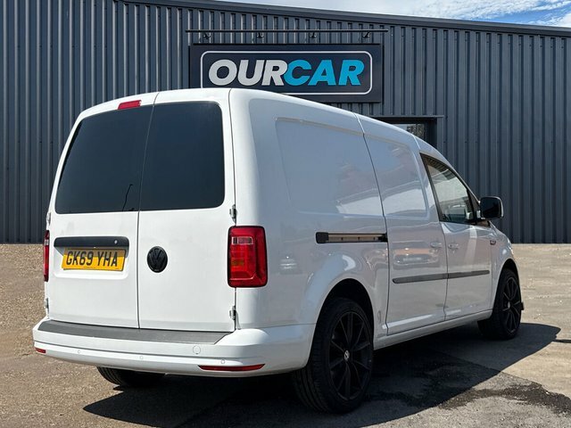 Volkswagen Caddy Maxi 2019 2.0 Tdi C20 Trendline Panel Van 6Dr Ma GK69YHA White #3