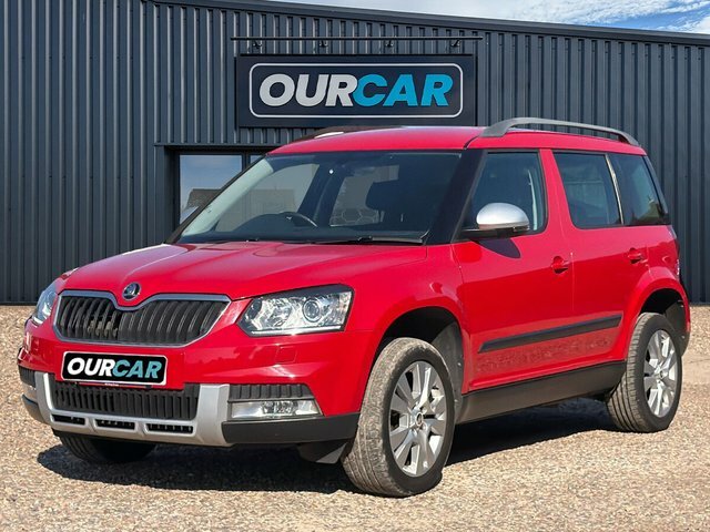 Skoda Yeti 2016 1.2 Tsi Se L Outdoor Dsg Euro 6 S Red