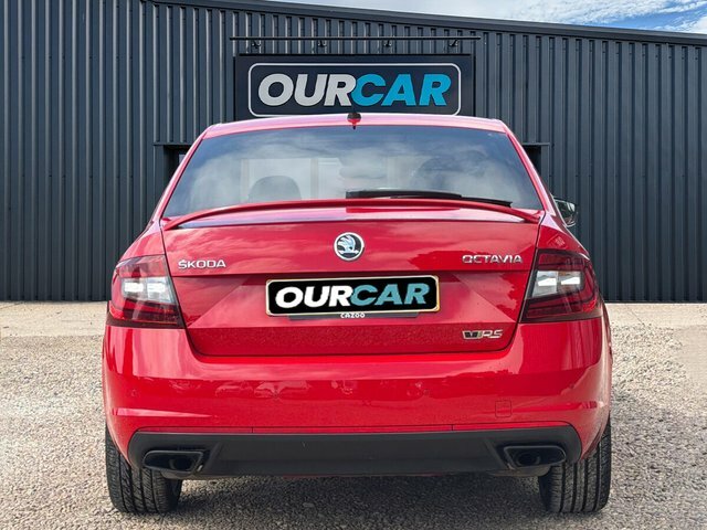 Skoda Octavia 2018 2.0 Tsi Vrs Hatchback Dsg Euro 6 MJ18NXZ Red #4
