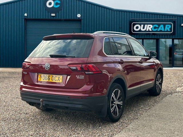 Volkswagen Tiguan 2016 2.0 Tdi Bluemotion Tech Se Navigation Suv Red #3