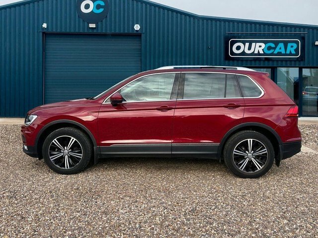 Volkswagen Tiguan 2016 2.0 Tdi Bluemotion Tech Se Navigation Suv Red #6