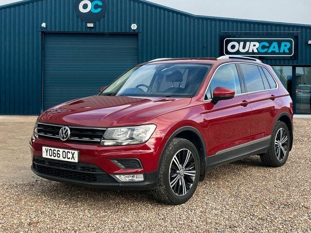 Volkswagen Tiguan 2016 2.0 Tdi Bluemotion Tech Se Navigation Suv Red
