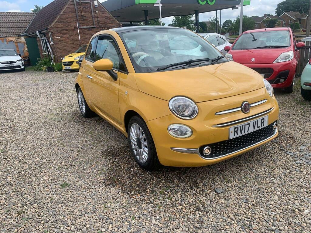 Fiat 500 1.2 Lounge Euro 6 Ss Yellow