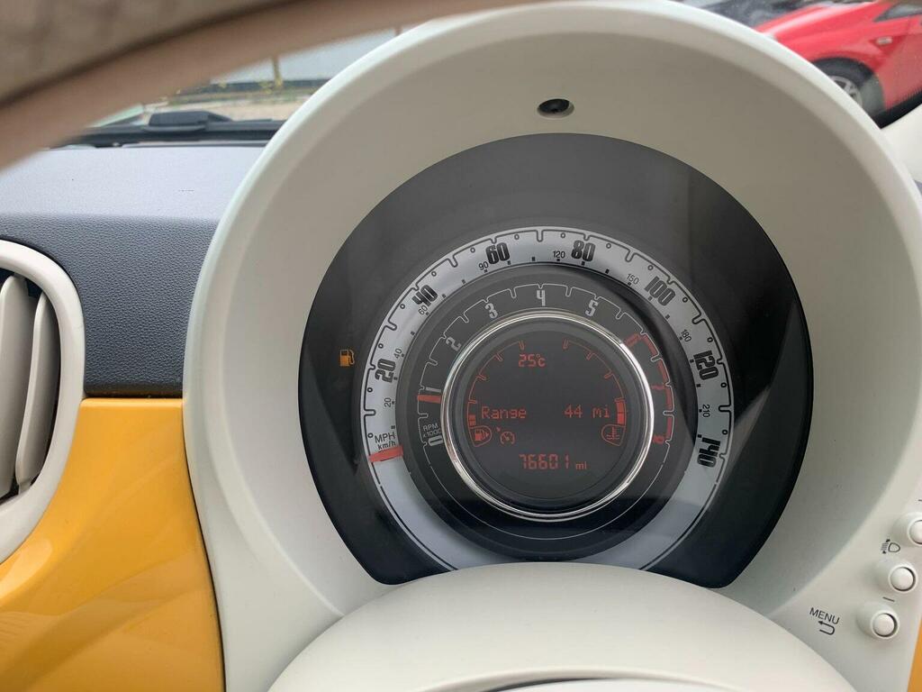 Fiat 500 1.2 Lounge Euro 6 Ss Yellow #6