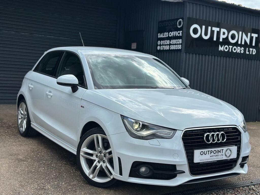 Audi A1 1.6 Tdi S Line Sportback Euro 5 Ss White