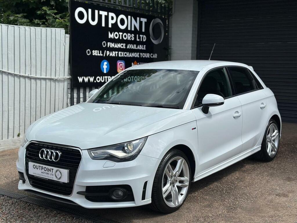 Audi A1 1.6 Tdi S Line Sportback Euro 5 Ss White #3