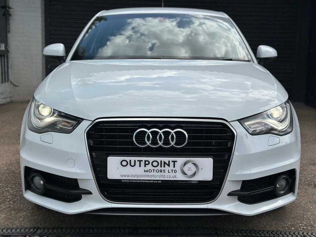 Audi A1 1.6 Tdi S Line Sportback Euro 5 Ss White #2