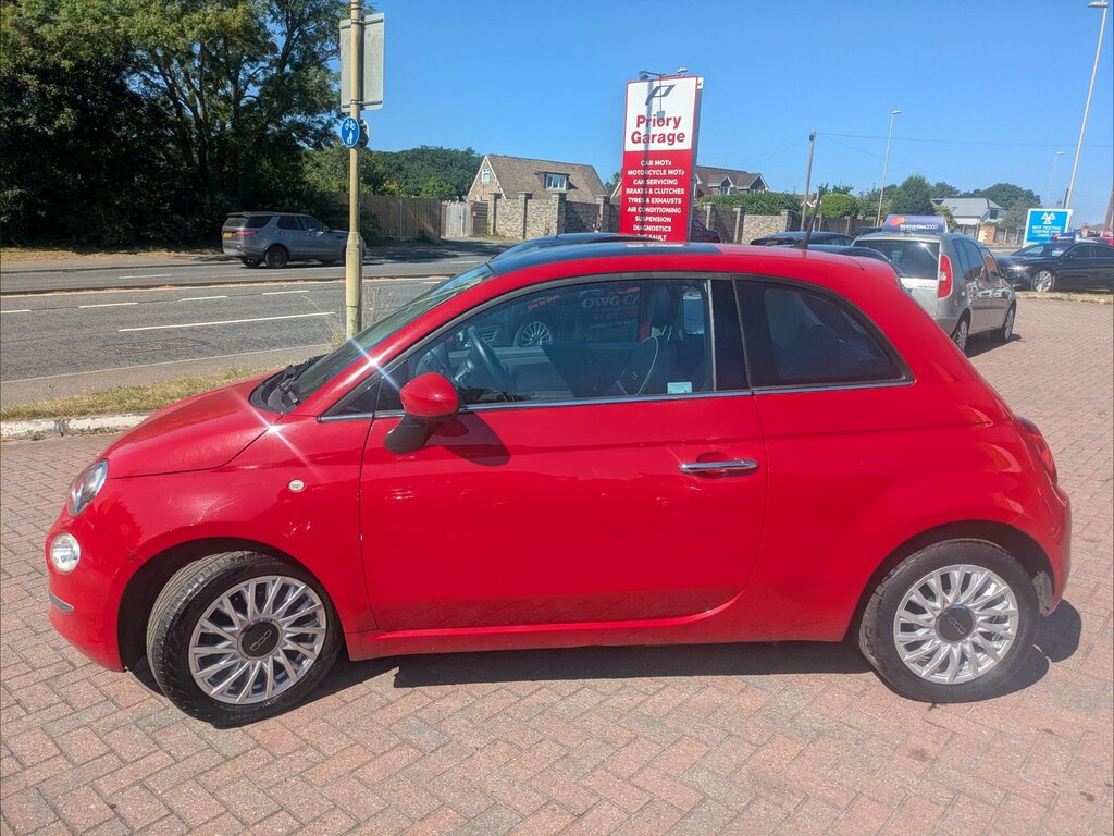 Fiat 500 1.2 Lounge Hatchback Euro 6 Ss LG16ZKJ Red #4
