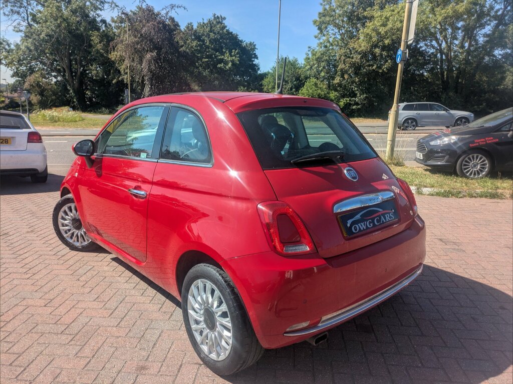 Fiat 500 1.2 Lounge Hatchback Euro 6 Ss LG16ZKJ Red #5