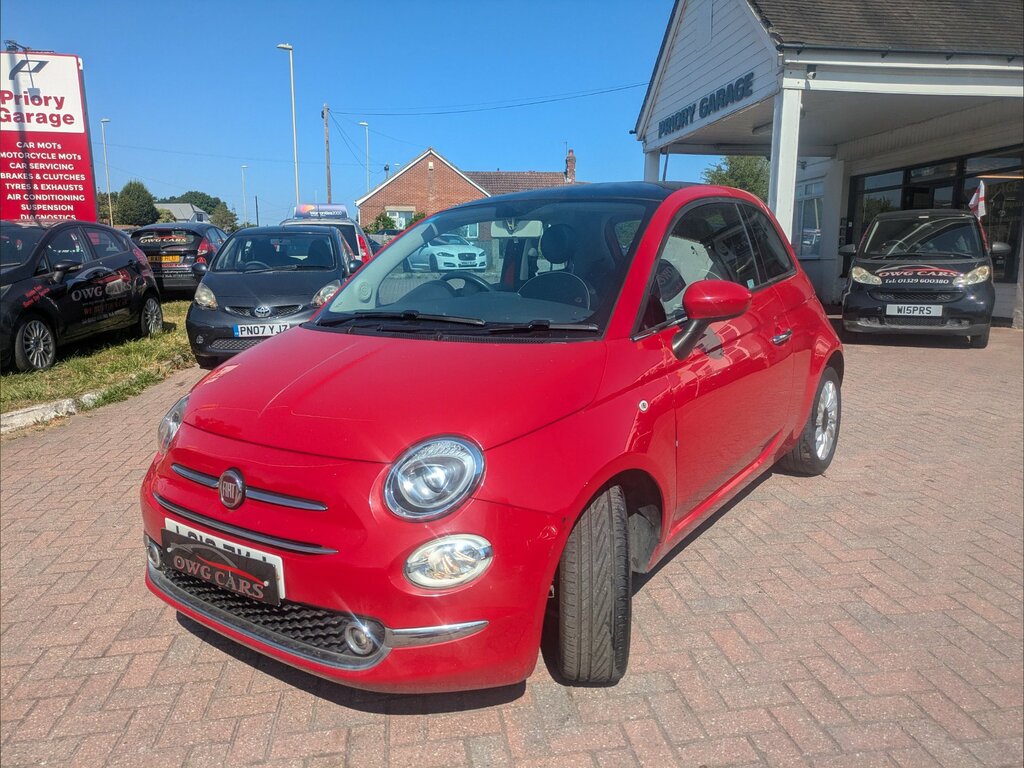 Fiat 500 1.2 Lounge Hatchback Euro 6 Ss LG16ZKJ Red #3