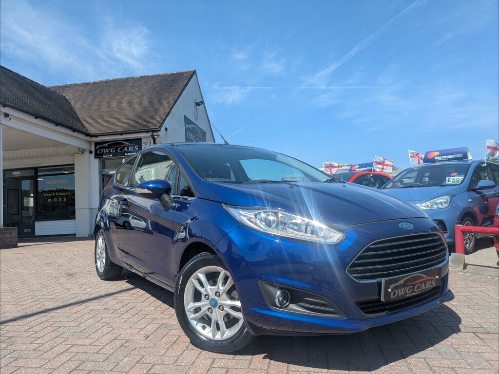 Ford Fiesta 1.25 Zetec Hatchback Euro 6 82 Blue
