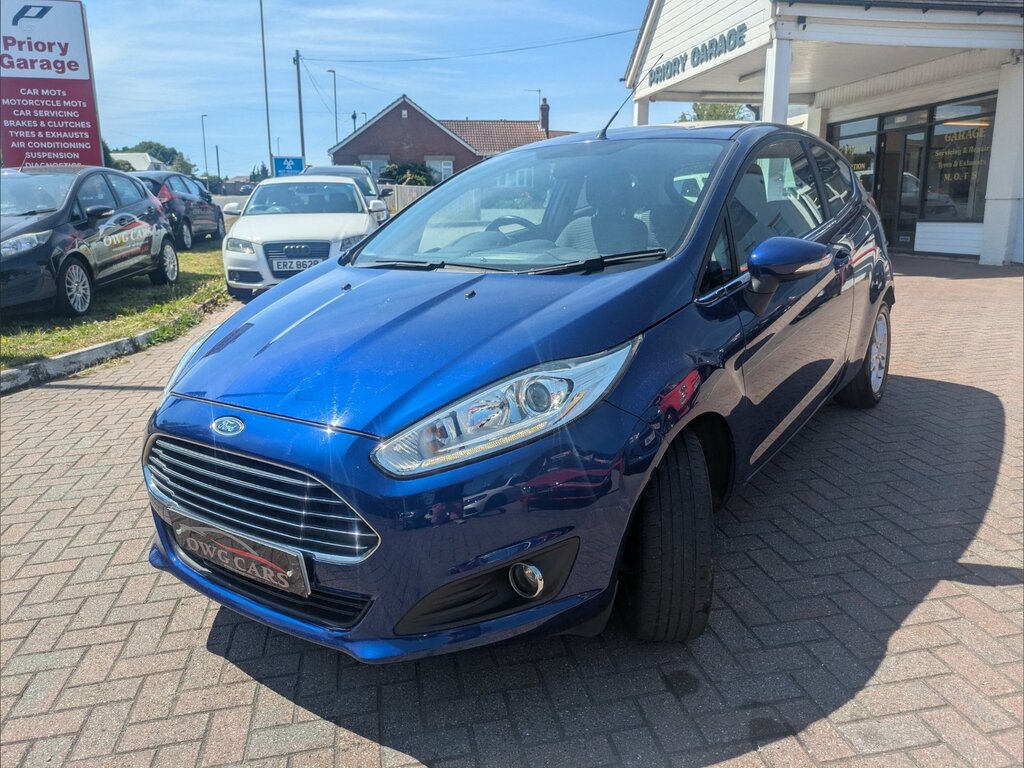 Ford Fiesta 1.25 Zetec Hatchback Euro 6 82 Blue #3