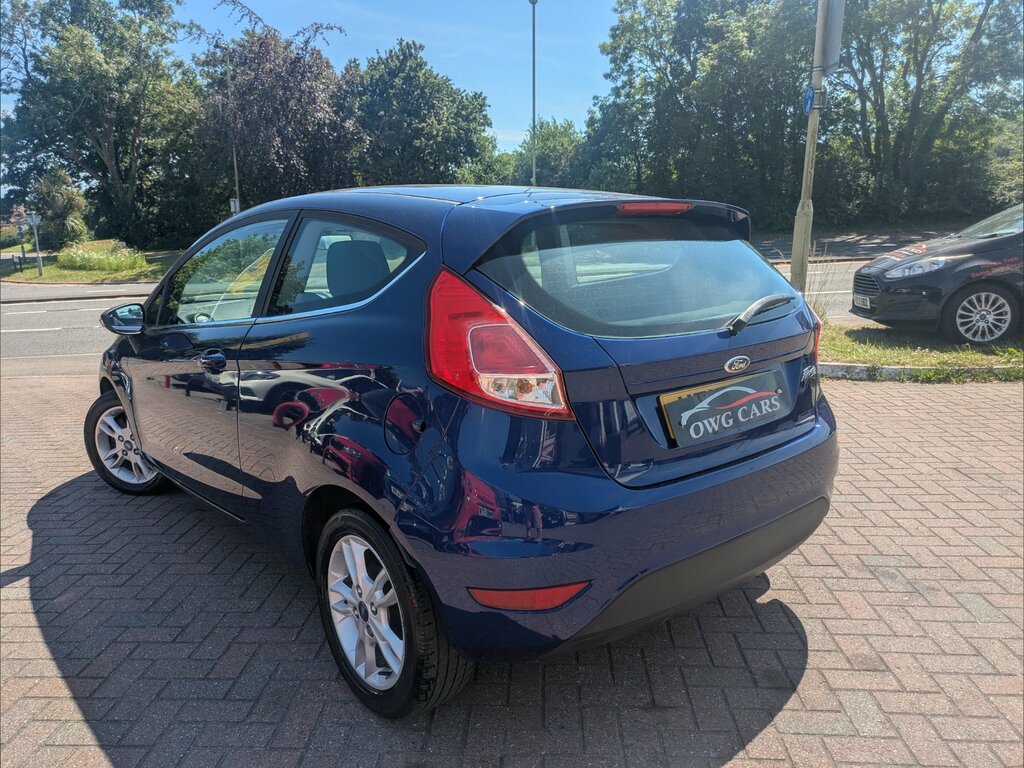 Ford Fiesta 1.25 Zetec Hatchback Euro 6 82 Blue #5